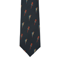 Parrot Dark Navy Tie