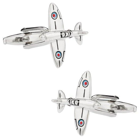Spitfire Airplane Cufflinks