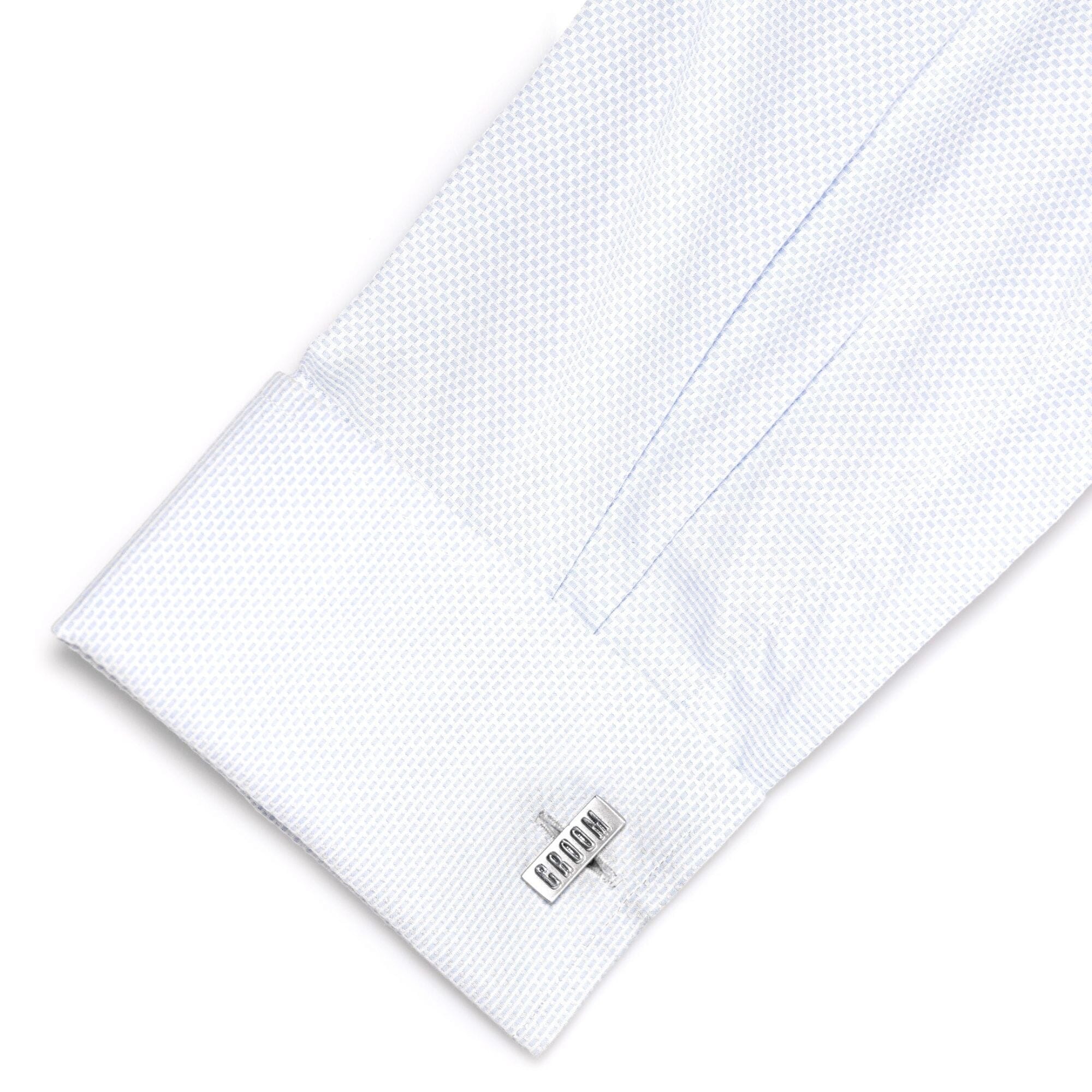 Groom Raised Lettering Wedding Cufflinks Wedding Cufflinks Clinks Australia