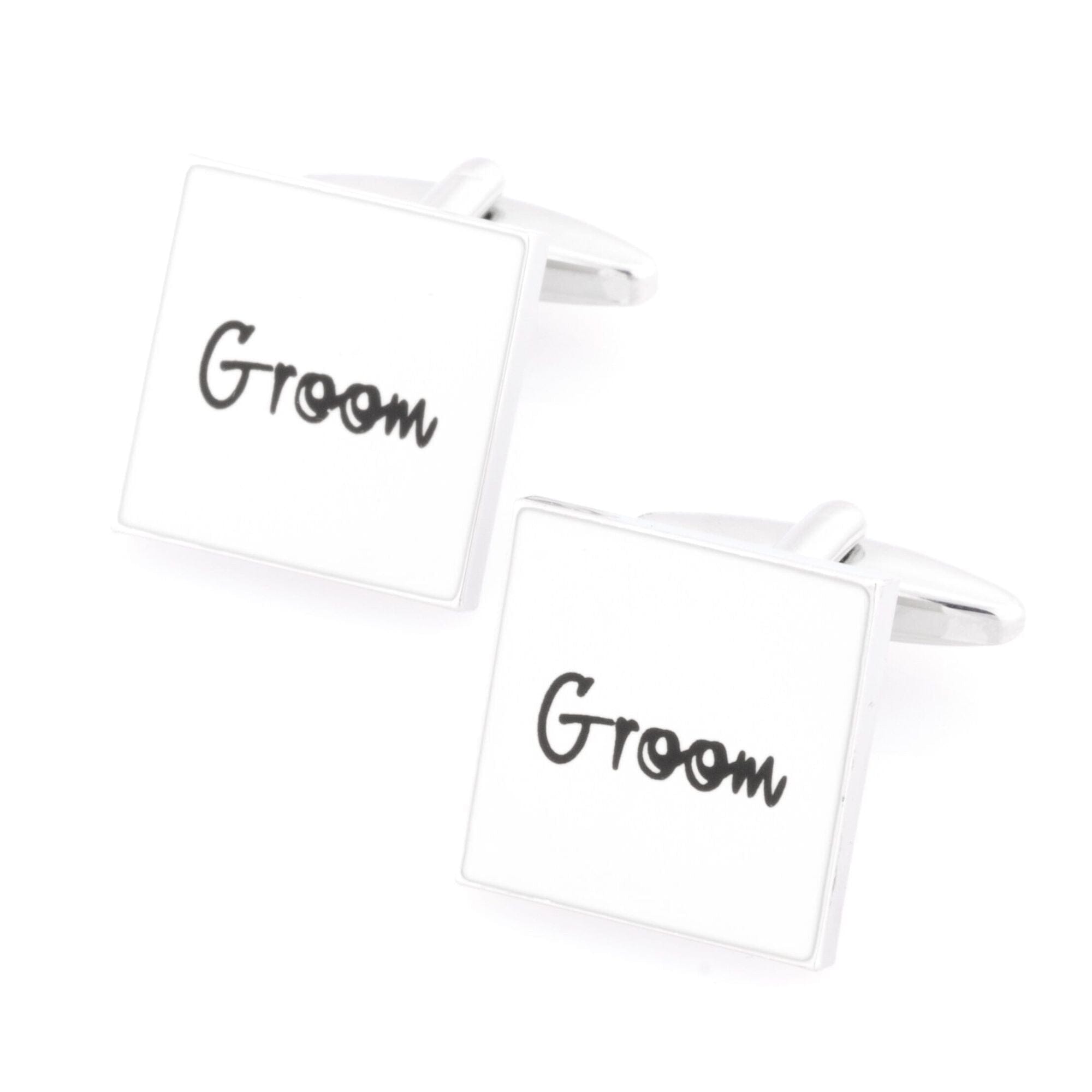 Groom White Wedding Cufflinks Wedding Cufflinks Clinks Australia