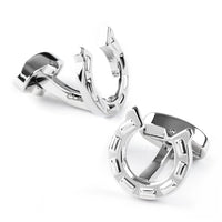 Silver Horseshoe Cufflinks