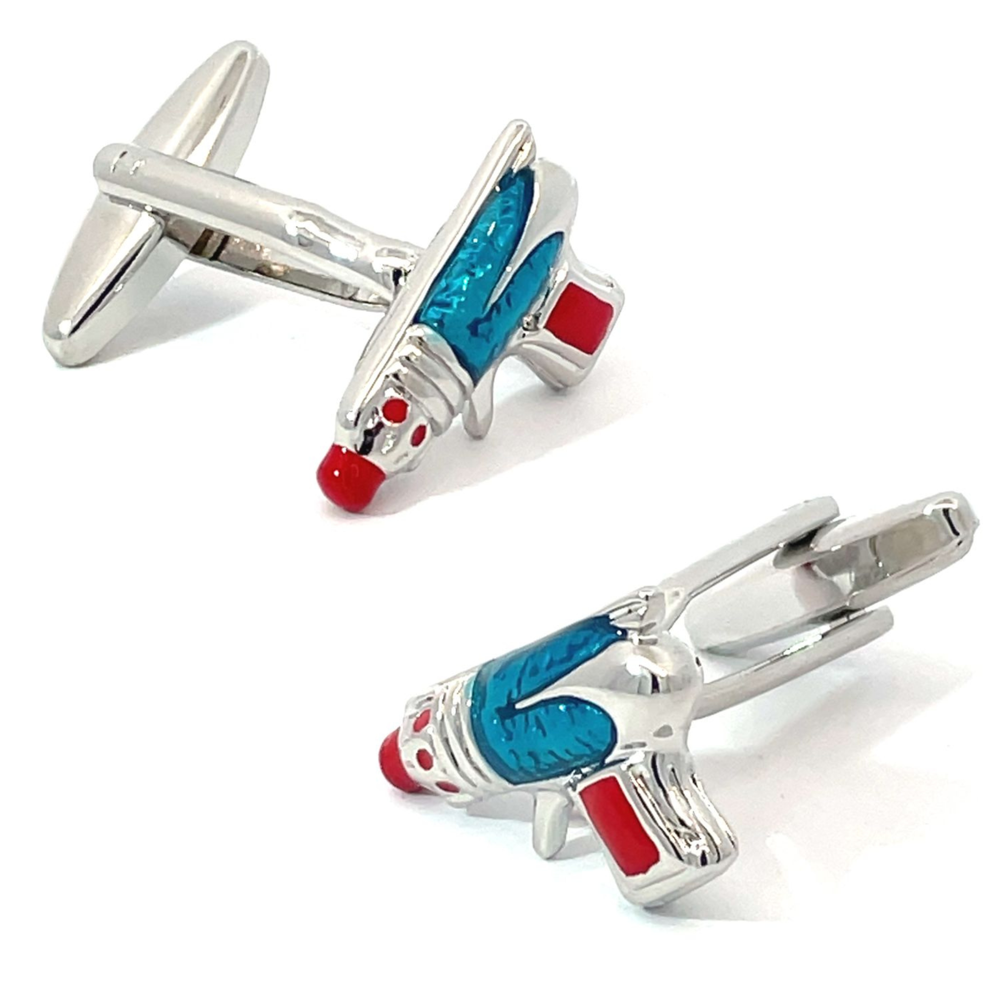 Retro Sci Fi Ray Gun Cufflinks