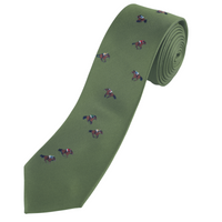 Racing Tie Olive