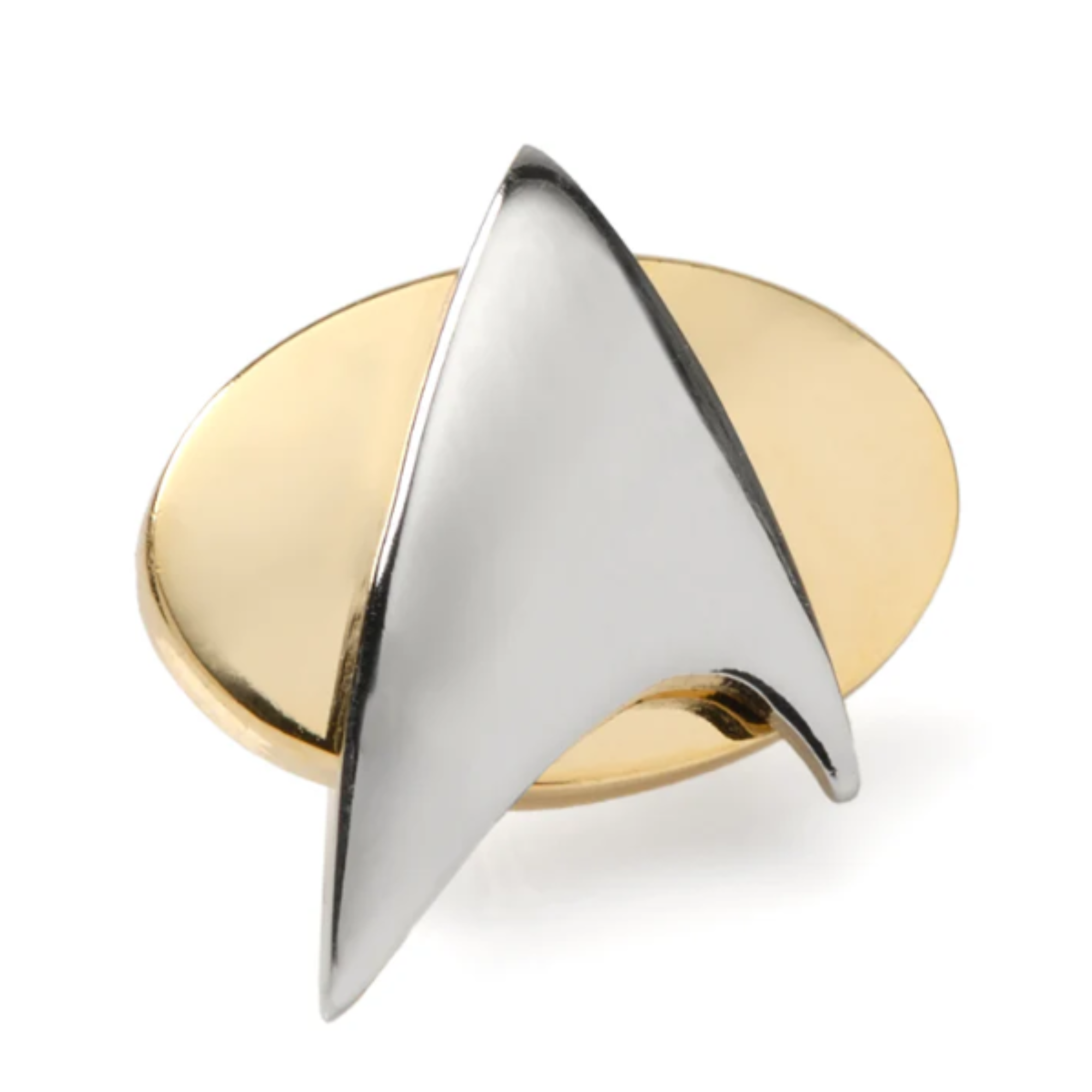 Star Trek Two Tone Delta Shield Lapel Pin