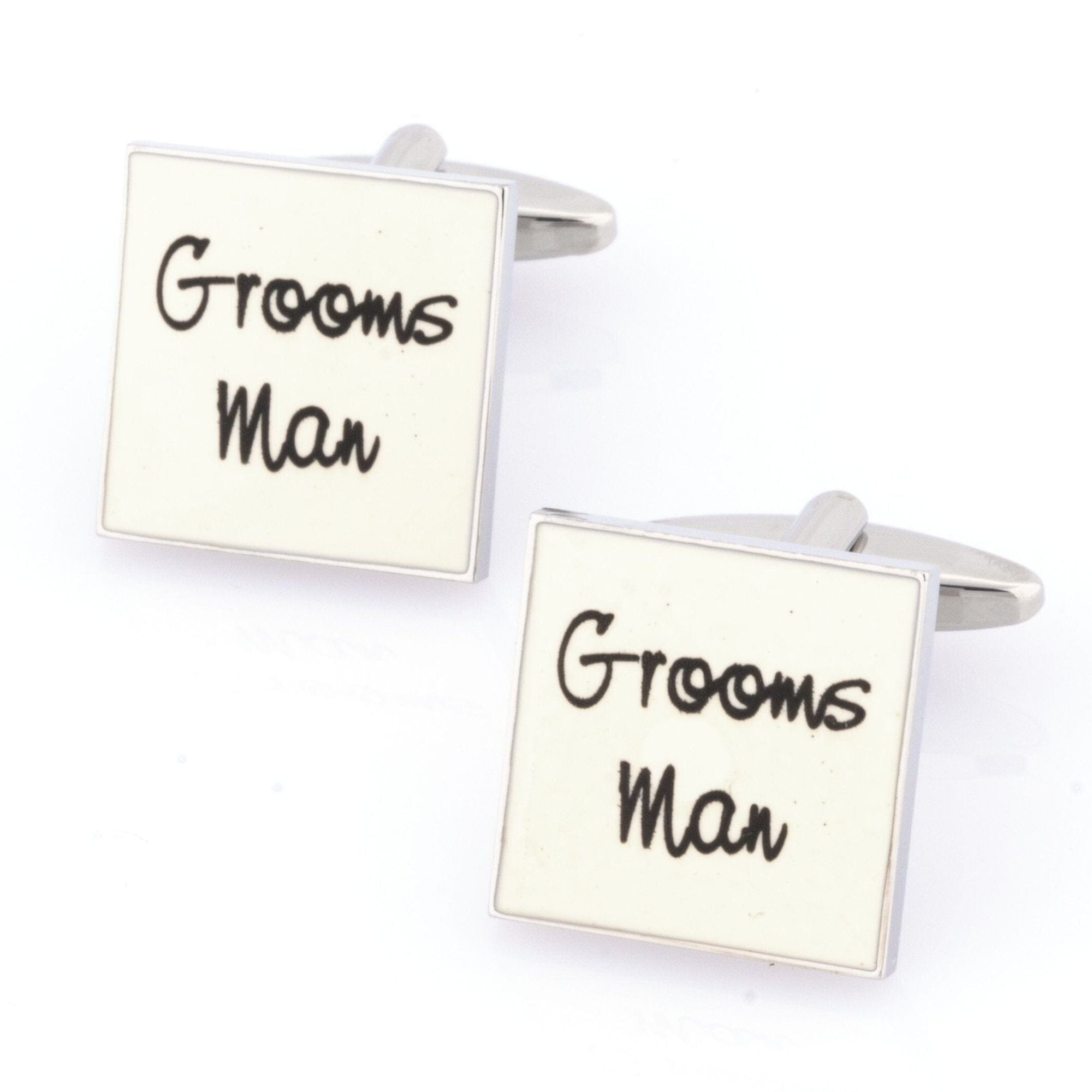 Groomsman White Wedding Cufflinks Wedding Cufflinks Clinks Australia