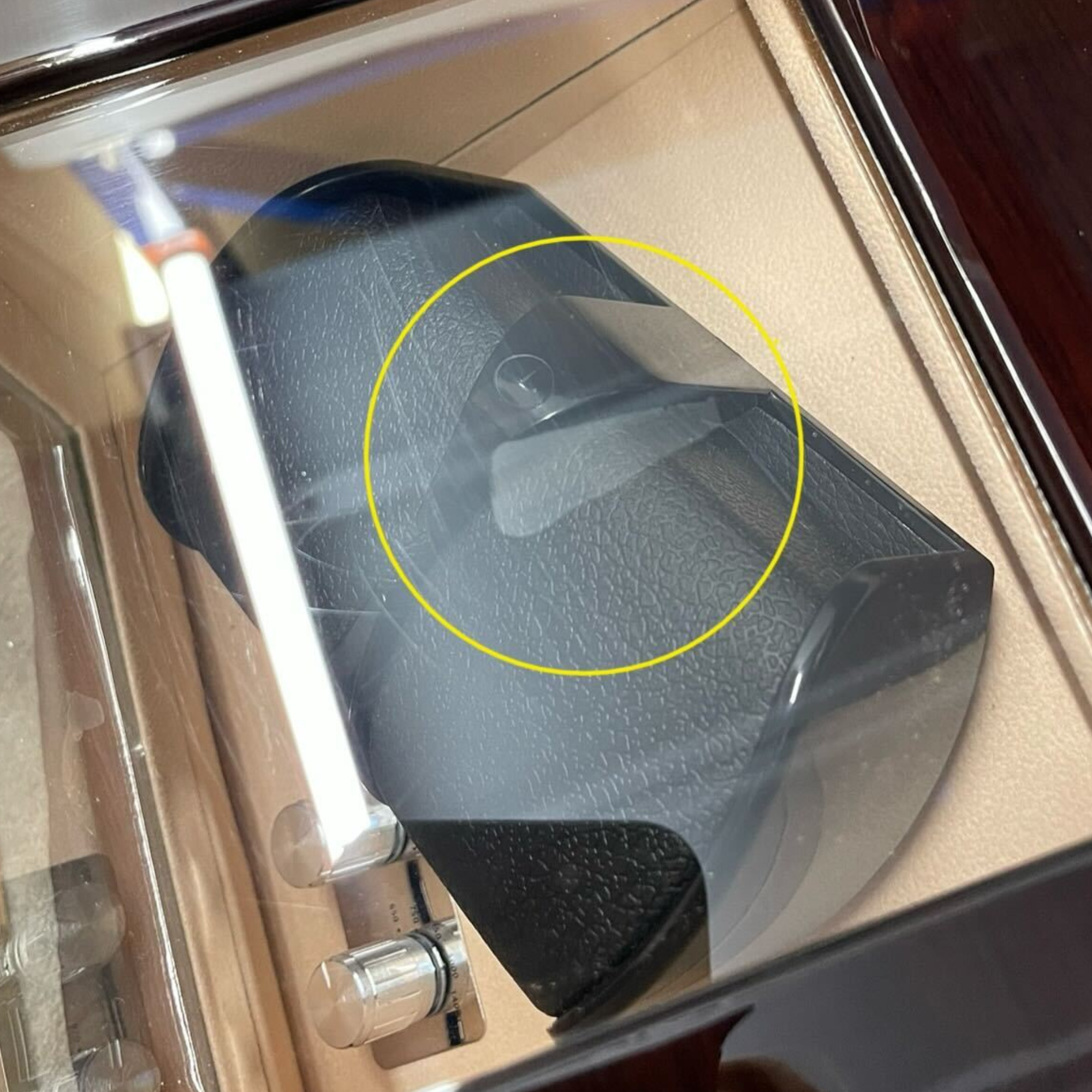 Seconds - Lindeman Mahogany Watch Winder Box for 2 Watches (Single Rotor) (B)