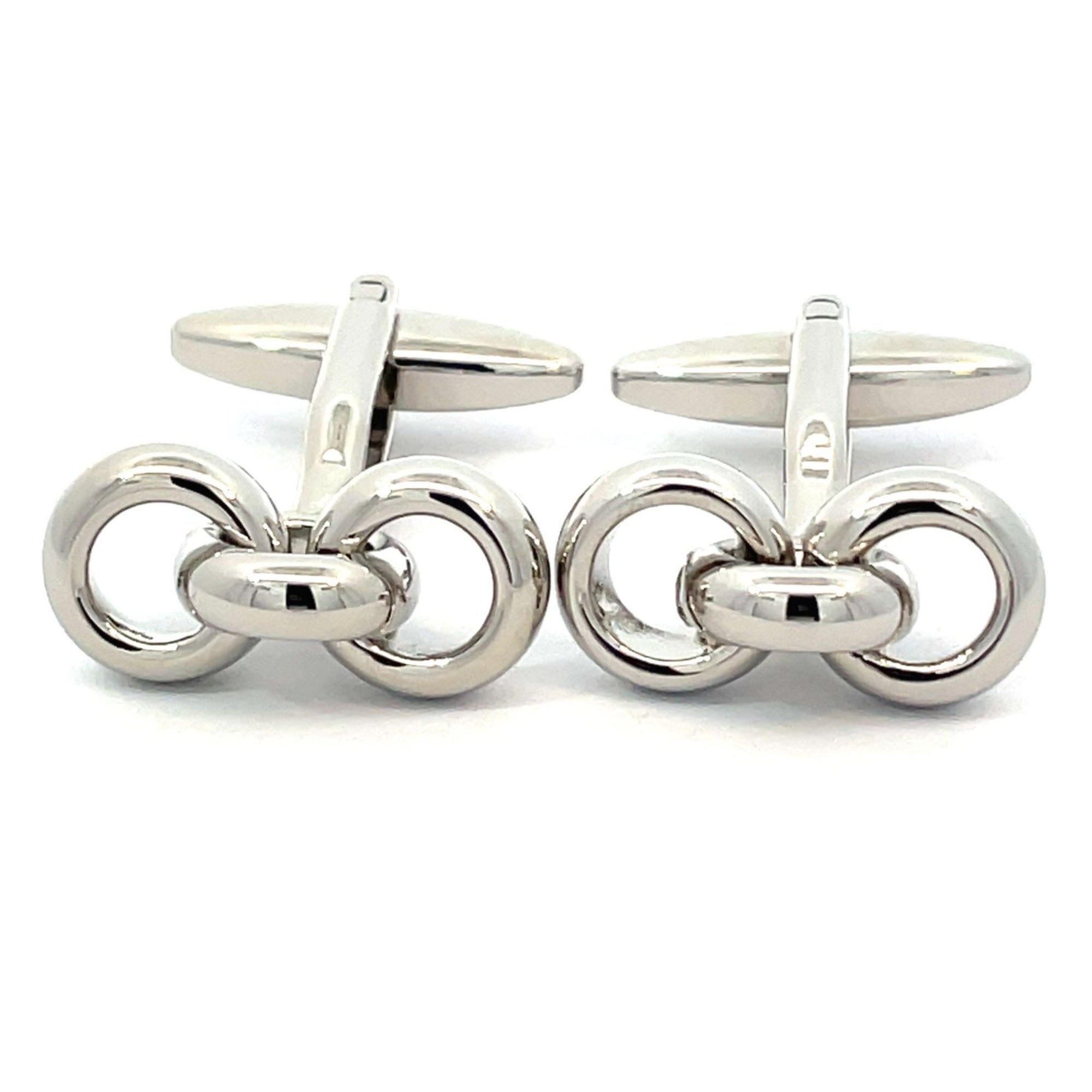 Open Belcher Chain Cufflinks