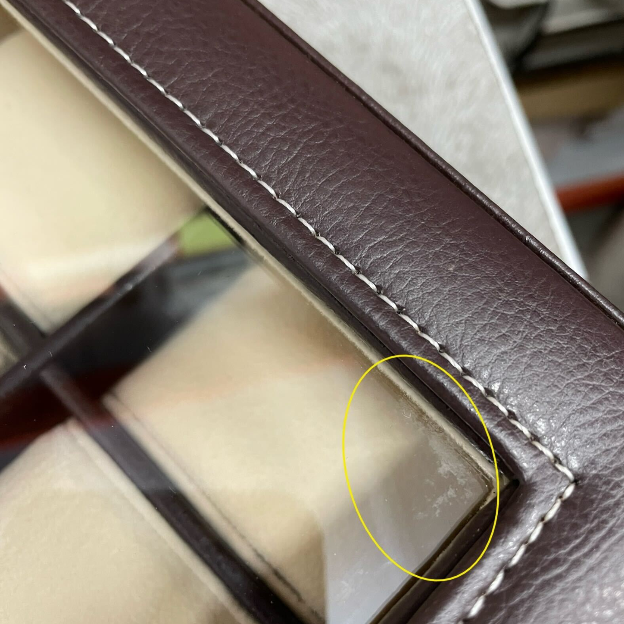 Seconds - Dark Brown Leather Watch Box for 12 Watches