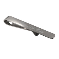 Wedding Role Father of the Bride Engraved Tie Bar