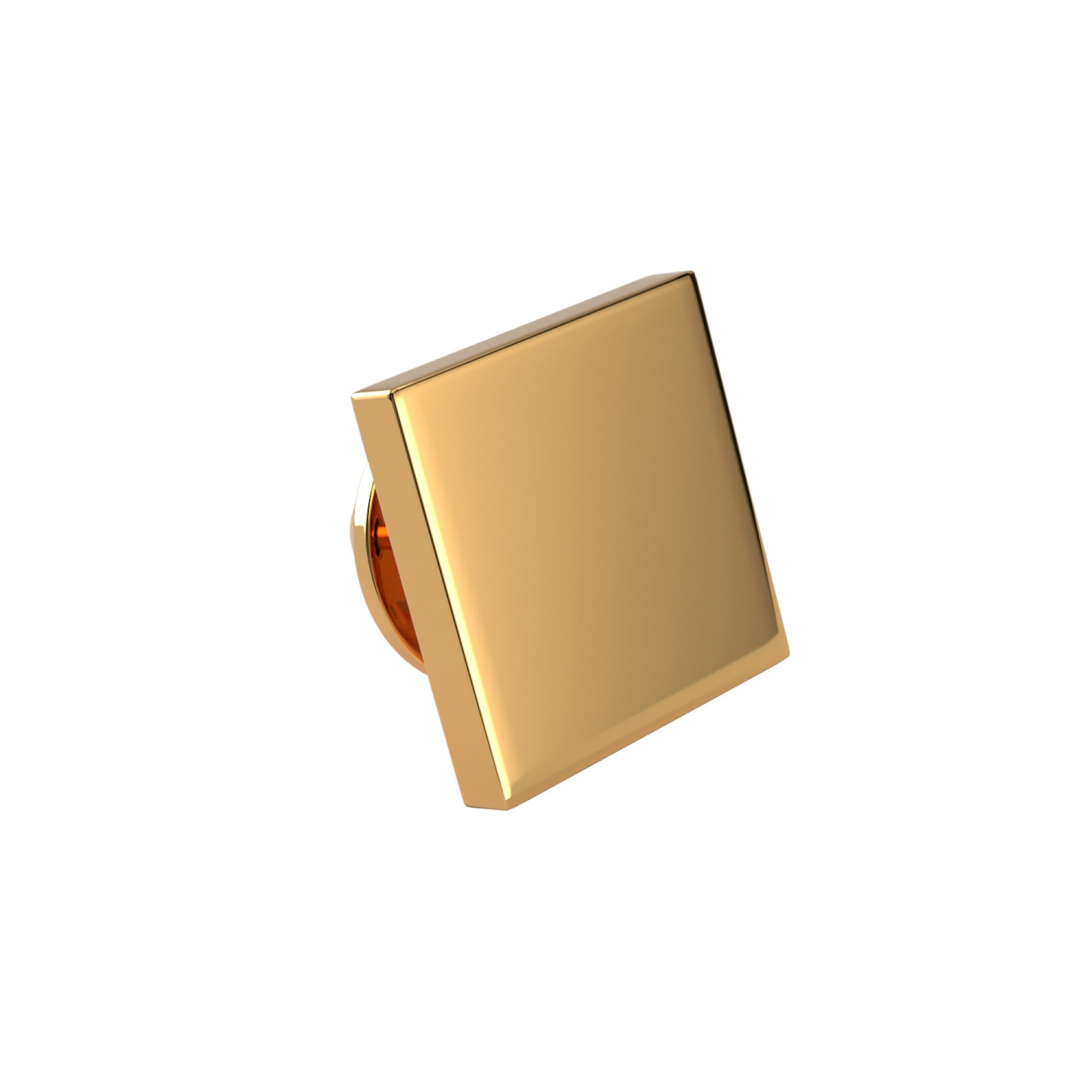 Square Engravable Lapel Pin (Blank)