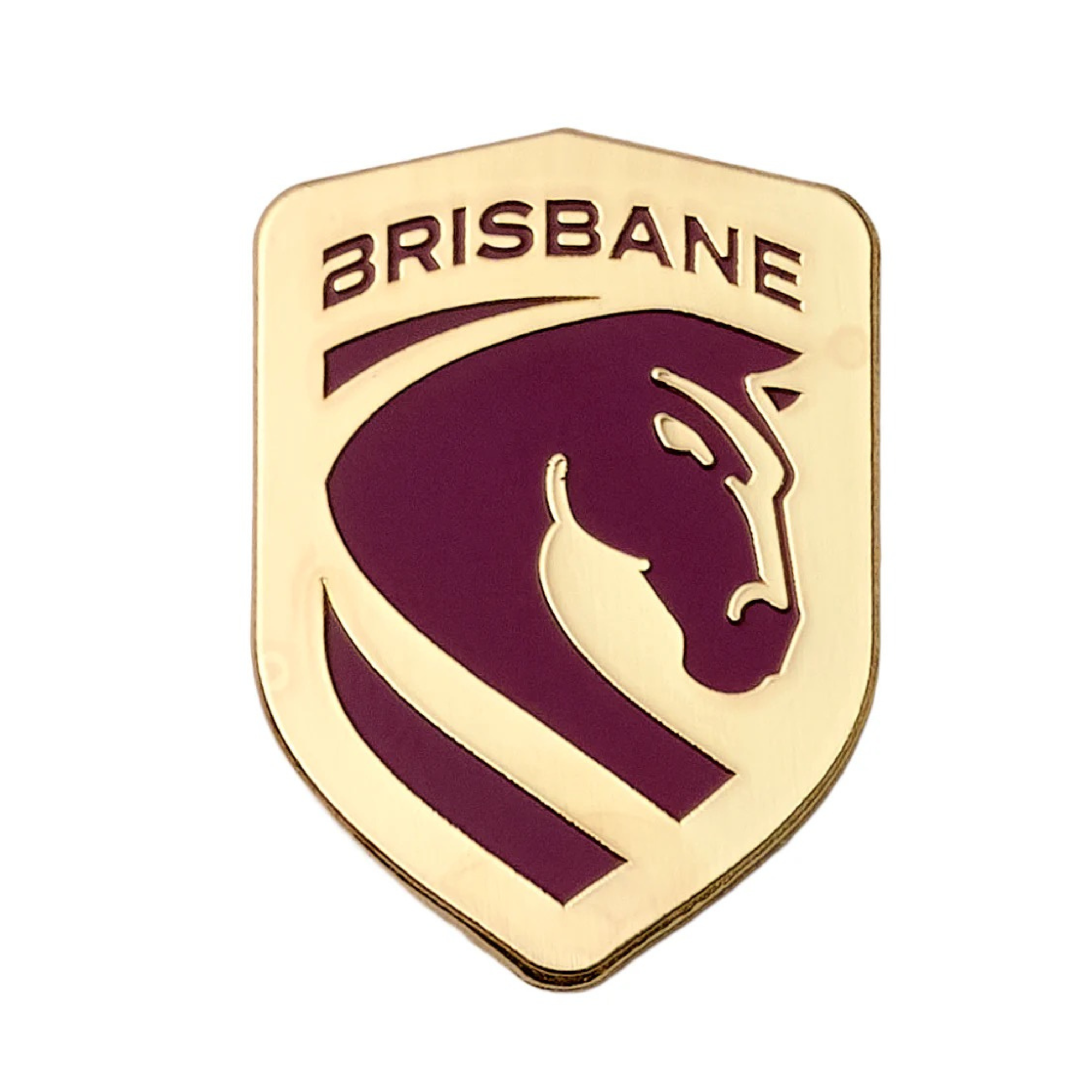 Brisbane Broncos Logo NRL Pin