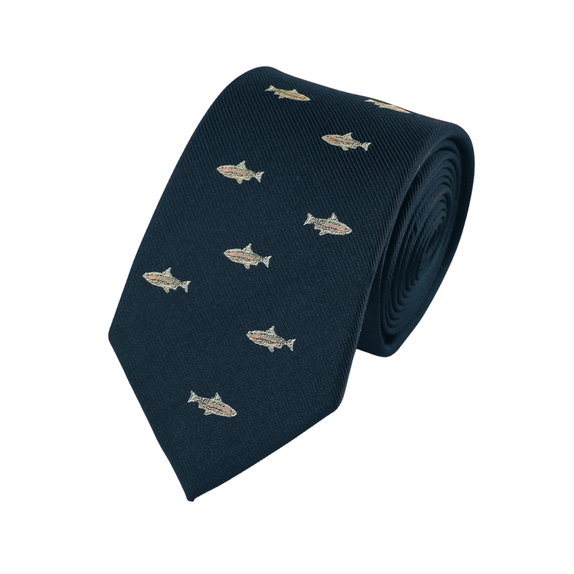 Navy Fish Tie