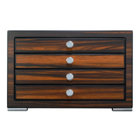 32 Slots Ebony Wooden Pen Box