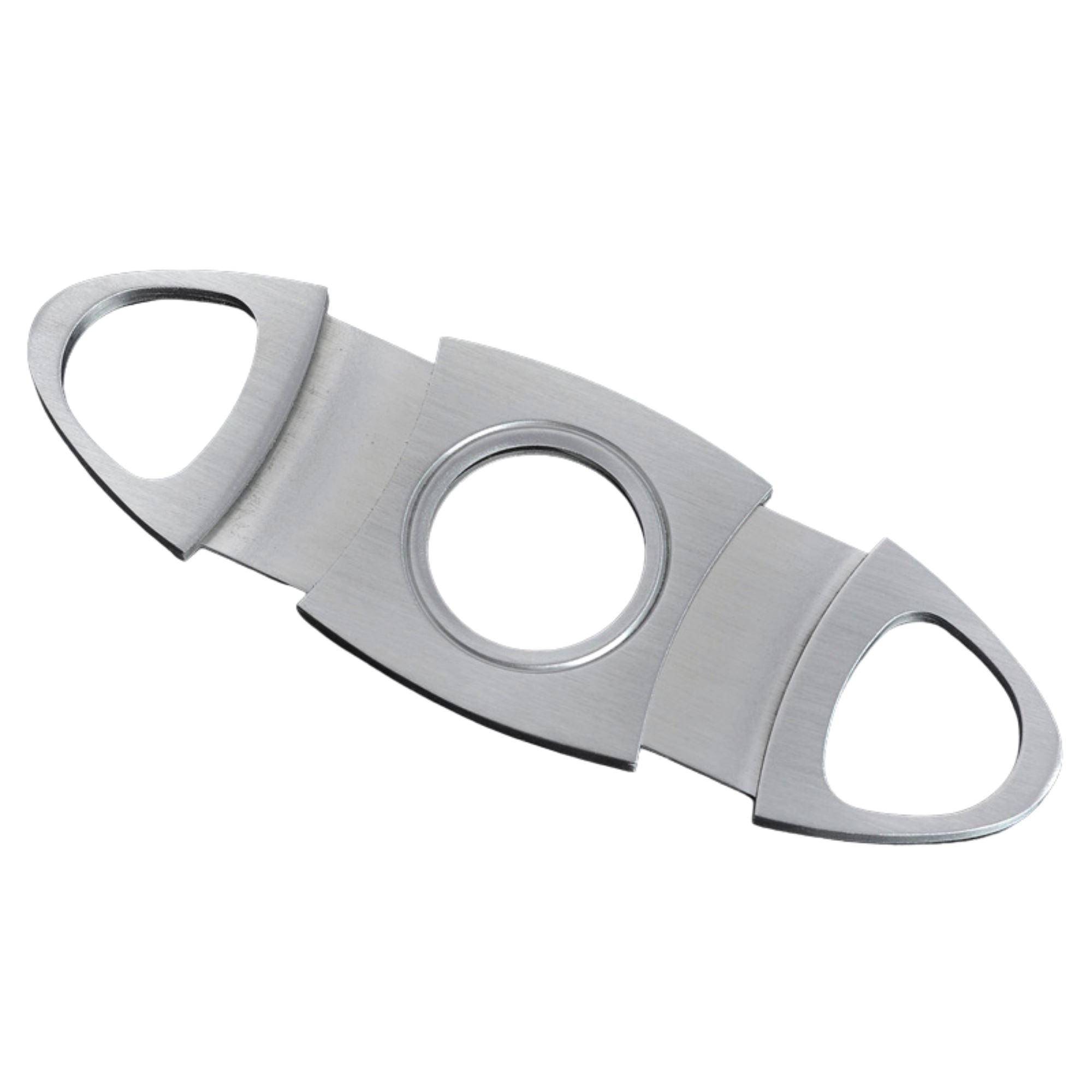 Silver Two Finger 56 Ring Gauge Cigar Cutter Boxed Cigar Cutter Clinks Australia