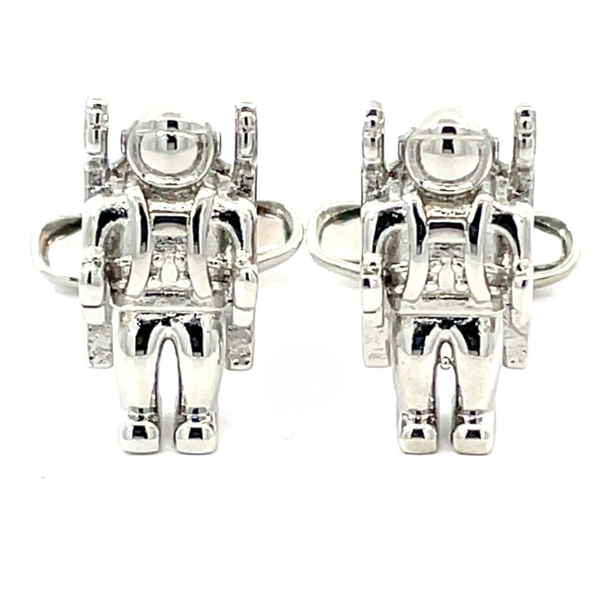 Astronaut Silver Cufflinks