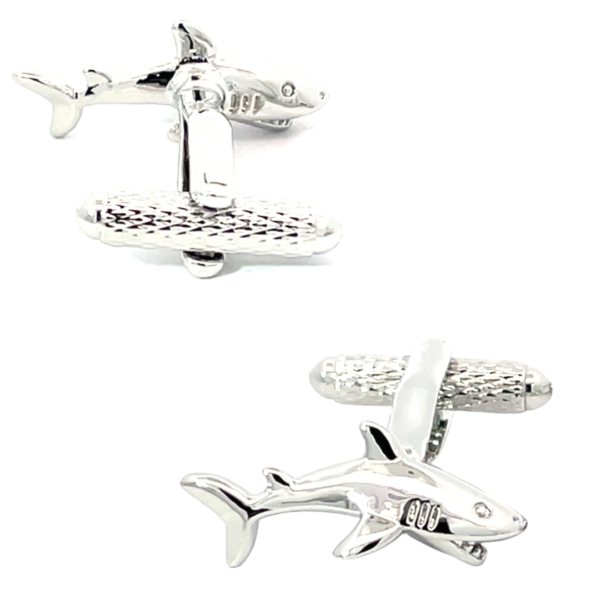 White Pointer Shark Cufflinks