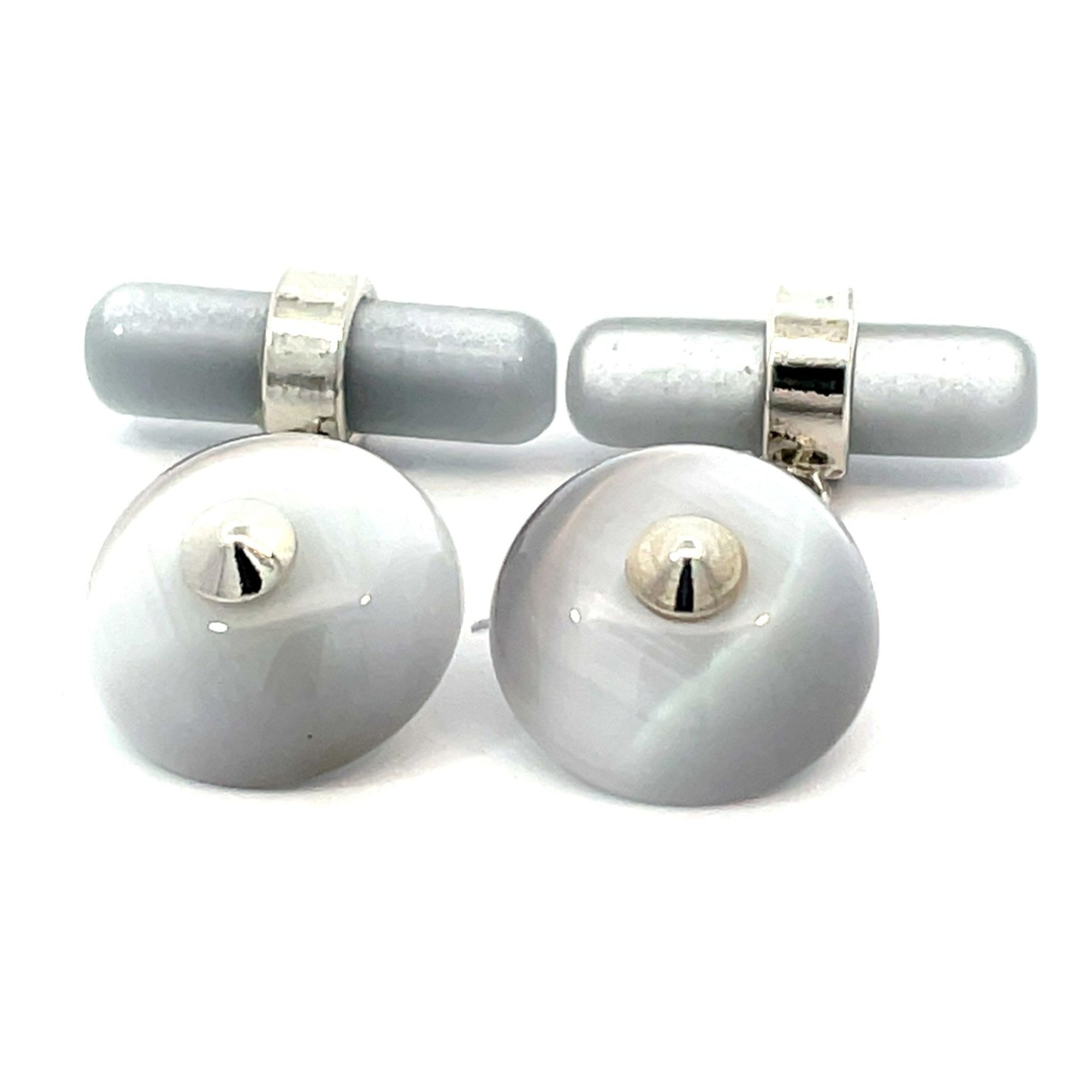 Oracle Grey Cufflinks (with Chain)