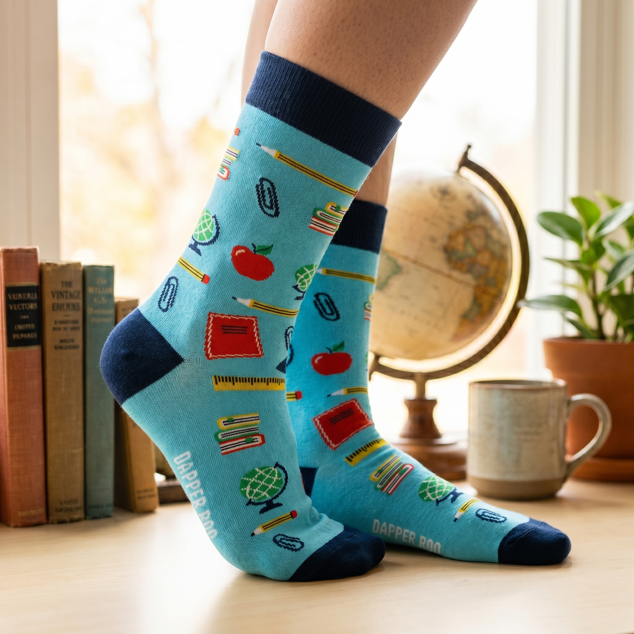 Awesome Teacher Socks by Dapper Roo lifestyle image