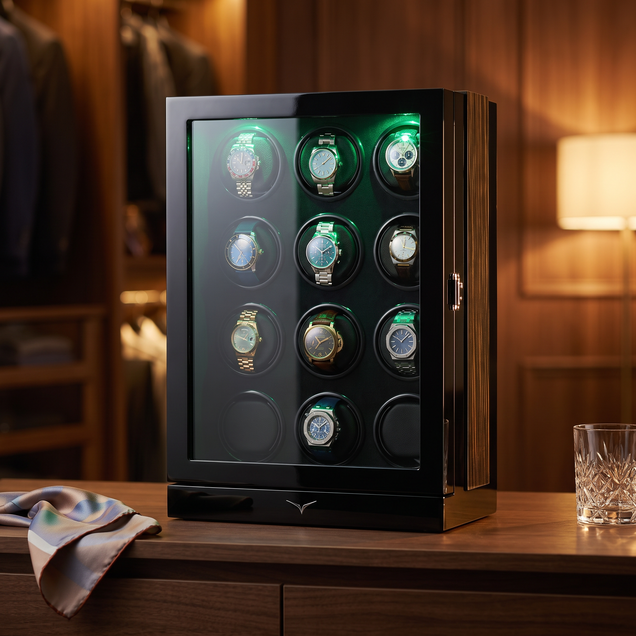 Sydney Watch Winder for 12 Watches — lifestyle shot