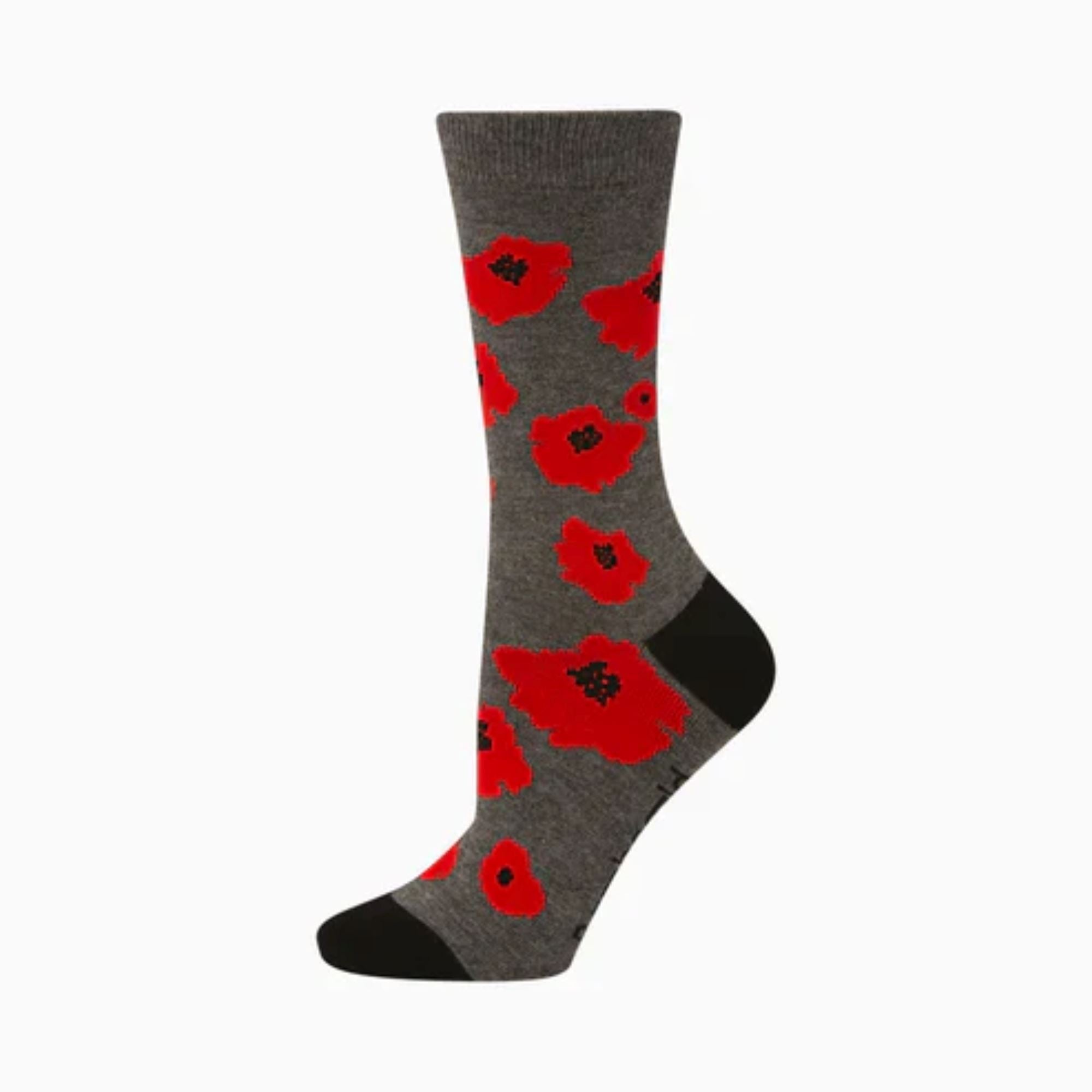 Mens Poppies Bamboo Sock Socks Bamboozld