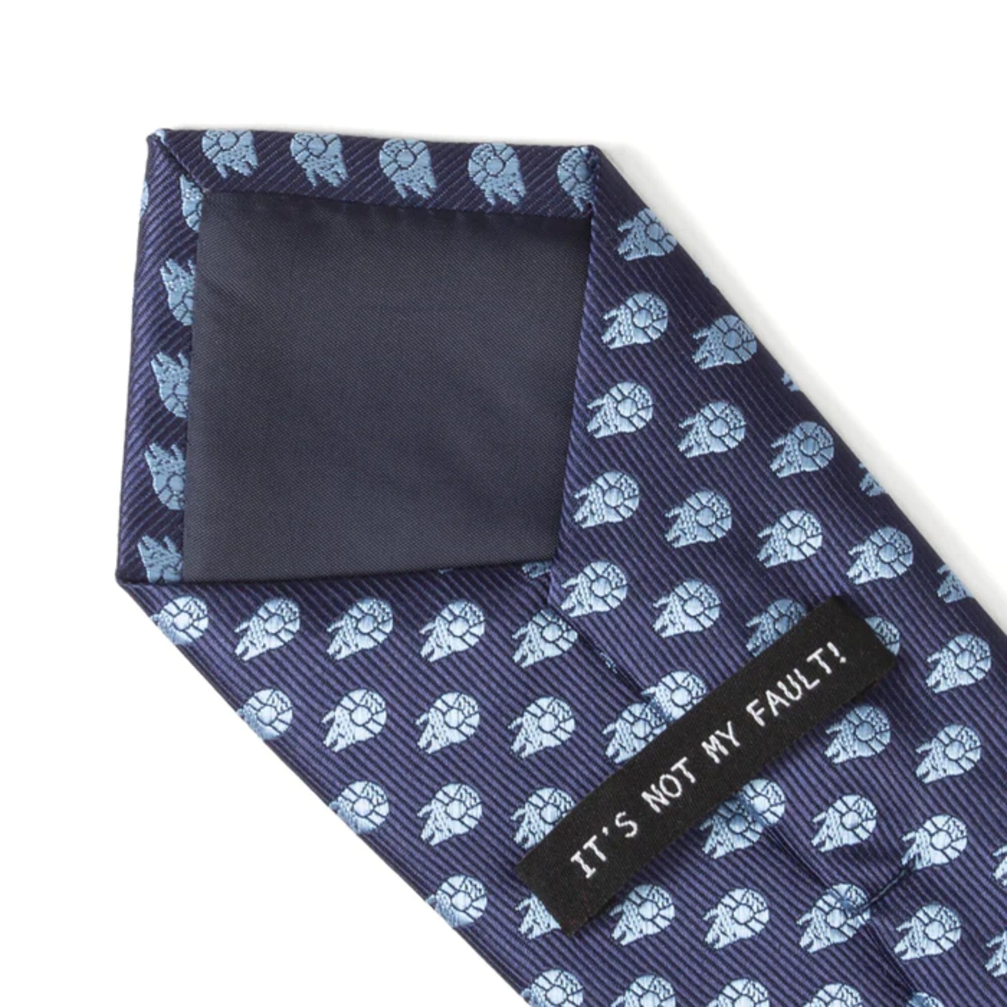 Star Wars Millennium Falcon Blue Tonal Mens Tie Ties Star Wars