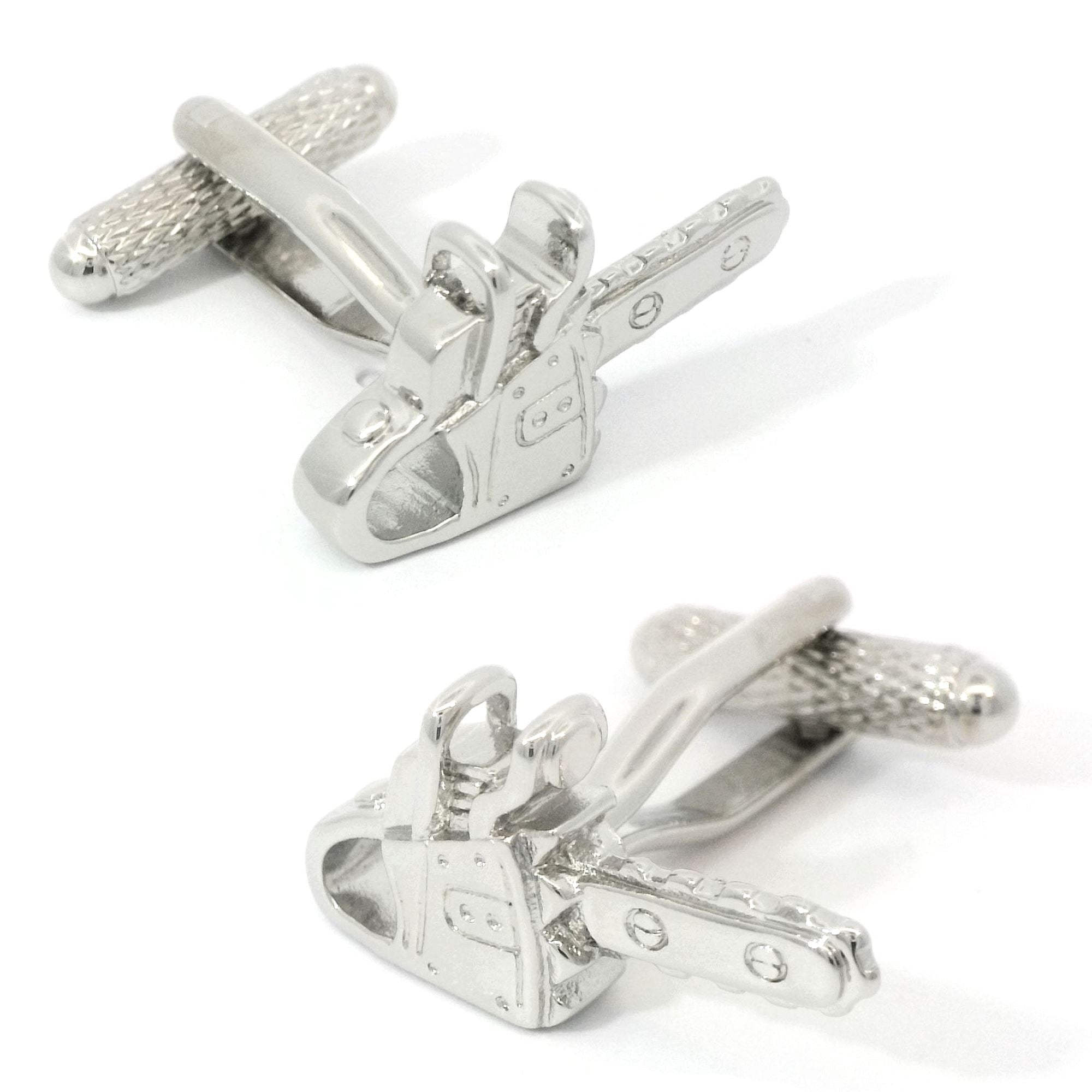 Chainsaw Cufflinks Novelty Cufflinks Clinks Australia Chainsaw Cufflinks