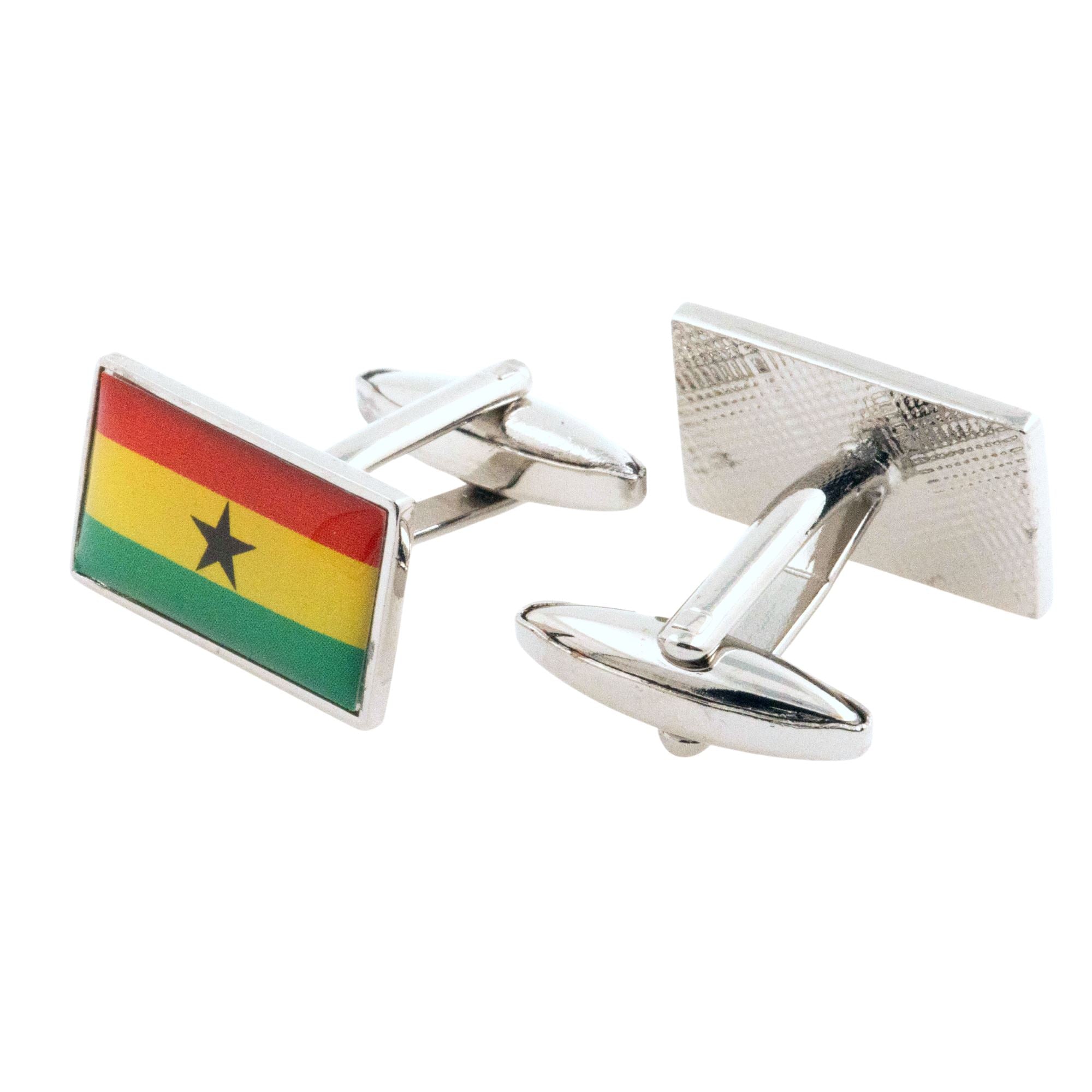 Flag of Ghana Cufflinks Novelty Cufflinks Clinks