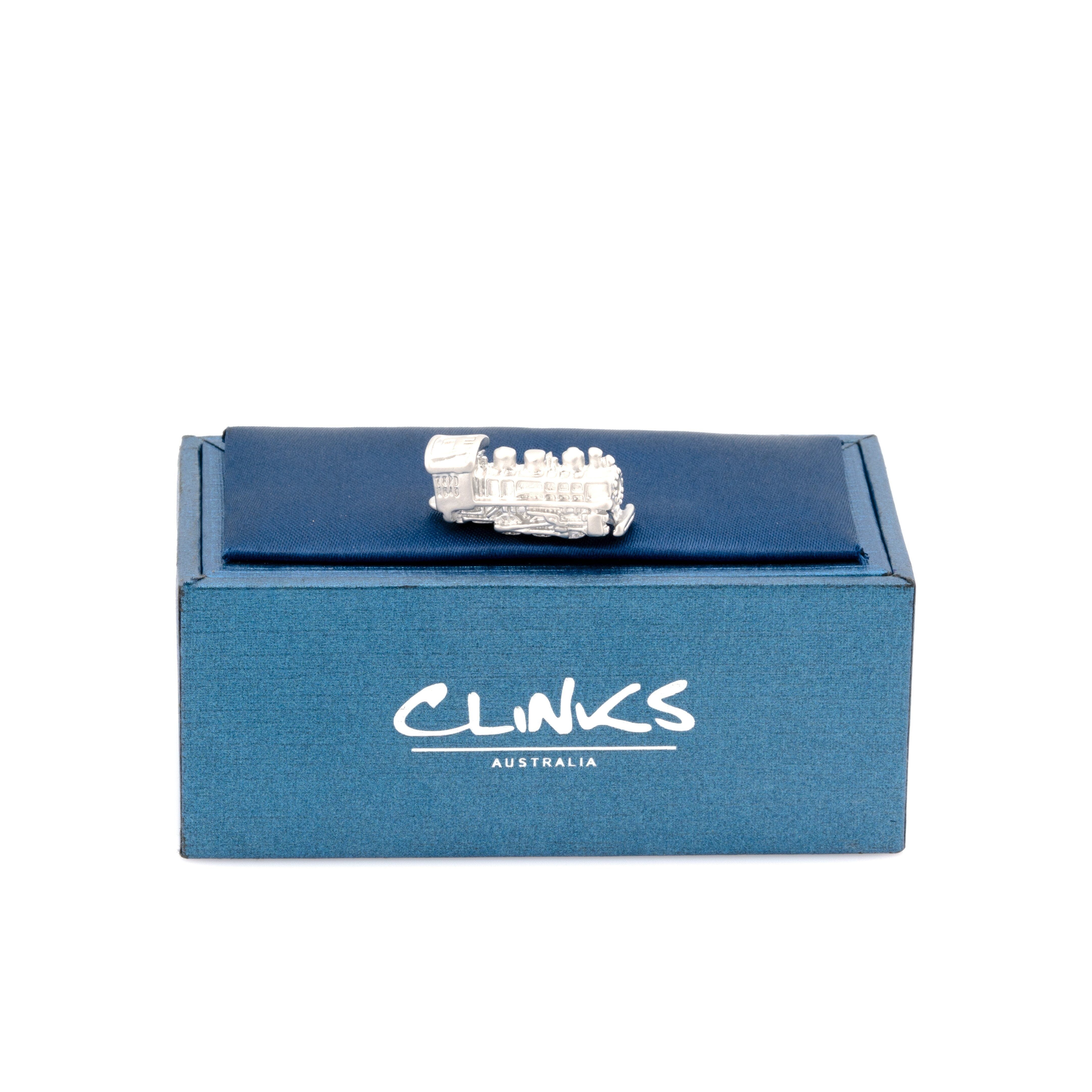 Train Lapel Pin - Silver Lapel Pin Clinks