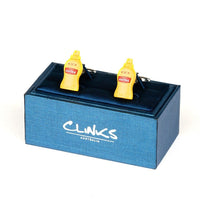 AZ Original Mustard Cufflinks Novelty Cufflinks Clinks Australia