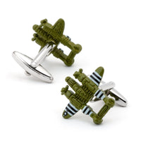 Green Fighter Jet Cufflinks Novelty Cufflinks Clinks Australia
