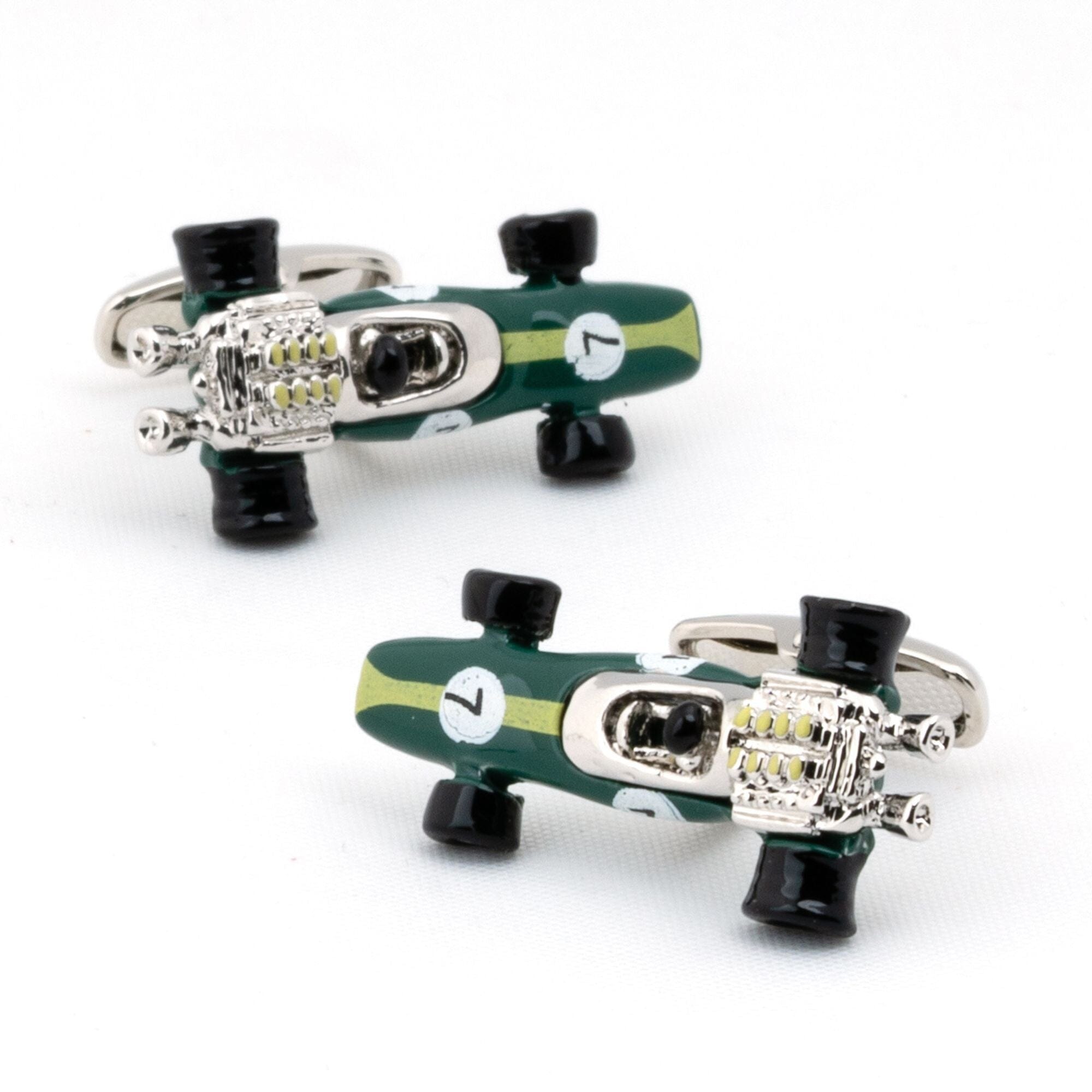 Green Lotus Racing Car Cufflinks Type 49 1967 Novelty Cufflinks Clinks Australia