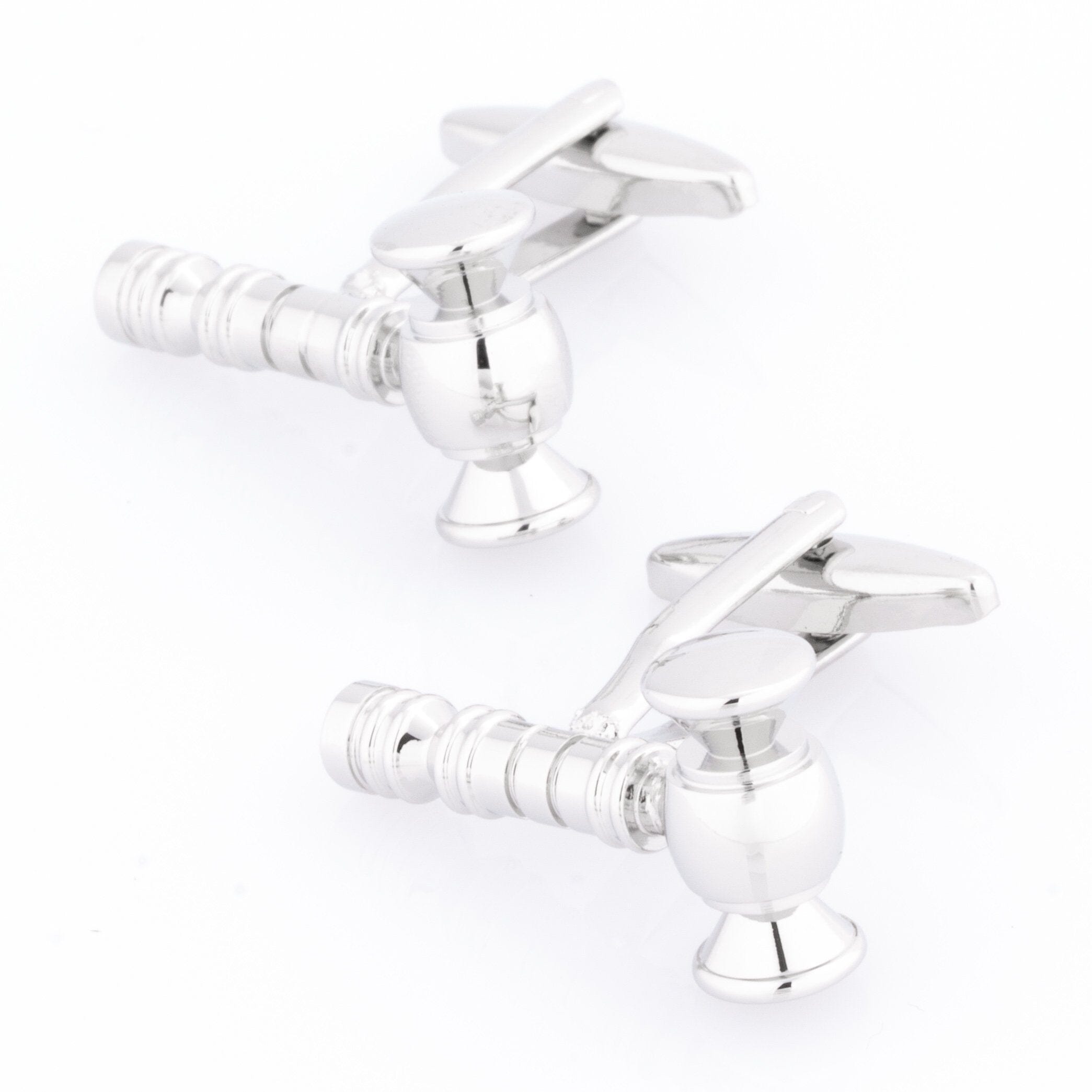Auctioneer / Judge Gavel Cufflinks Silver Silver Cufflinks Clinks Australia