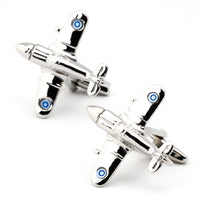 Silver Fighter Jet Plane Cufflinks Novelty Cufflinks Clinks Australia