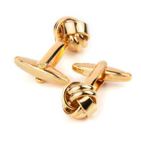 Gold Knot Cufflinks Classic & Modern Cufflinks Clinks Australia