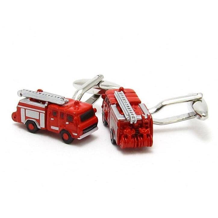Red Fire Engines Cufflinks Novelty Cufflinks Clinks Australia Red Fire Engines Cufflinks