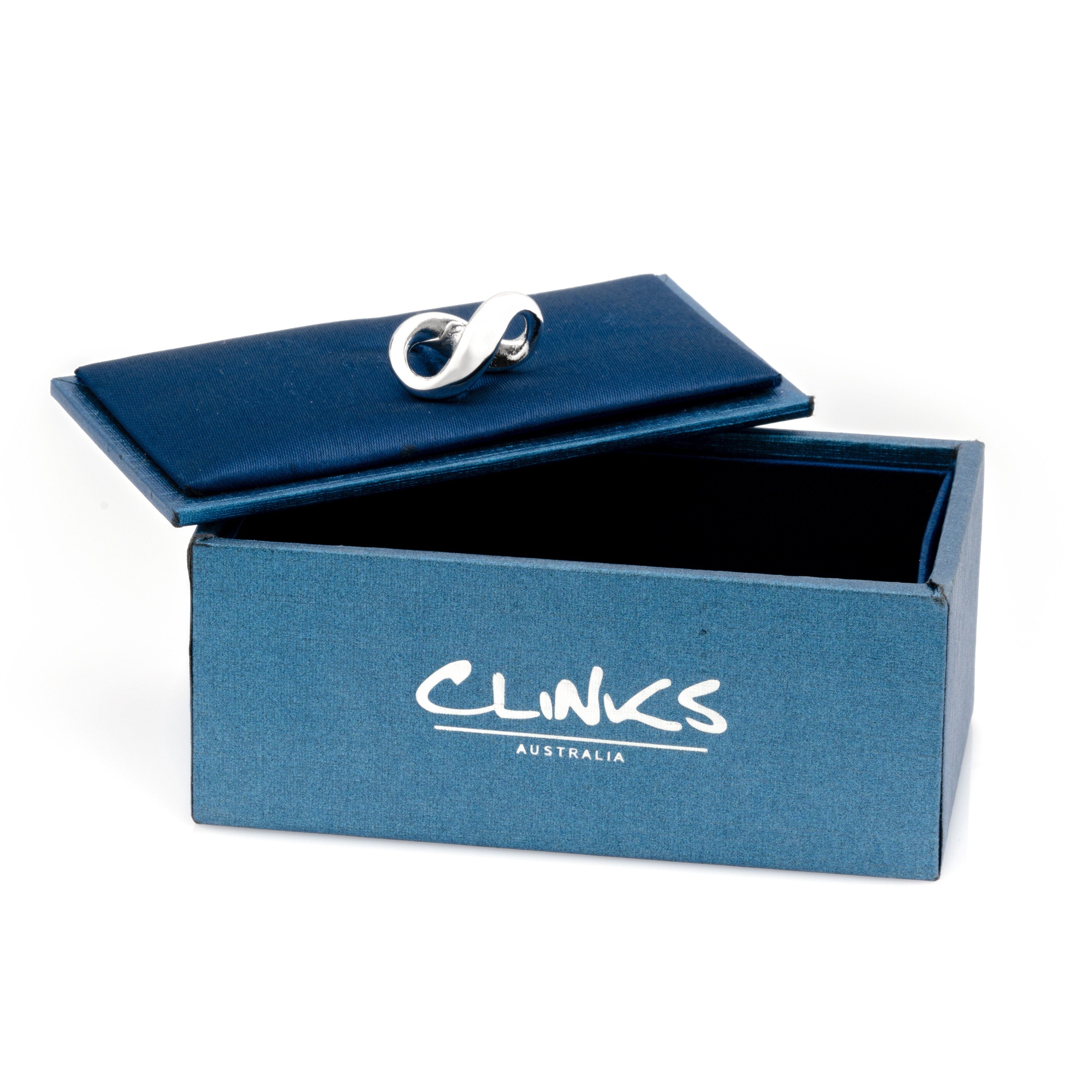 Silver Infinity Symbol Lapel Pin Lapel Pin Clinks