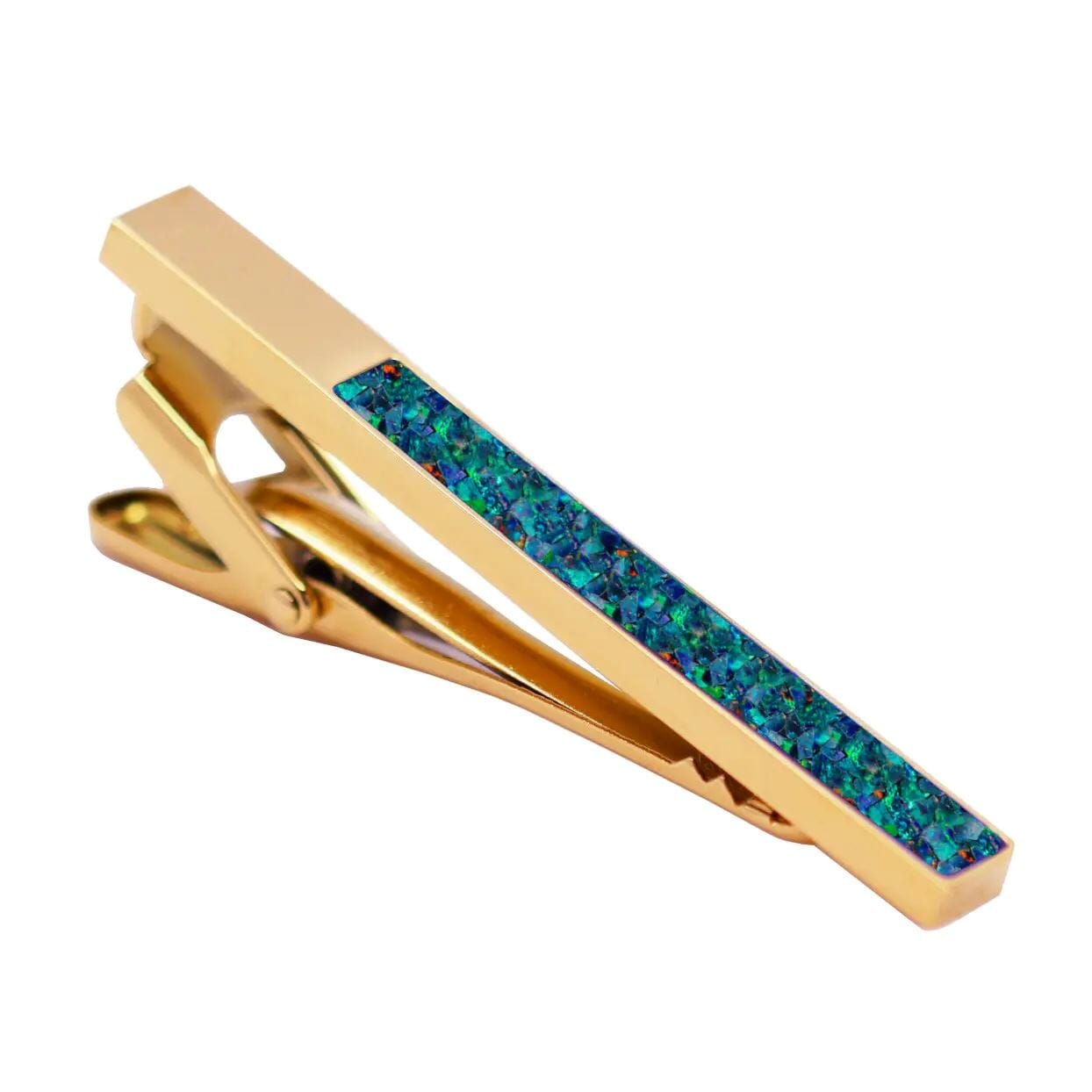 Rose Gold Australian Ocean Opal Tie Clip Tie Clips Clinks Australia Default