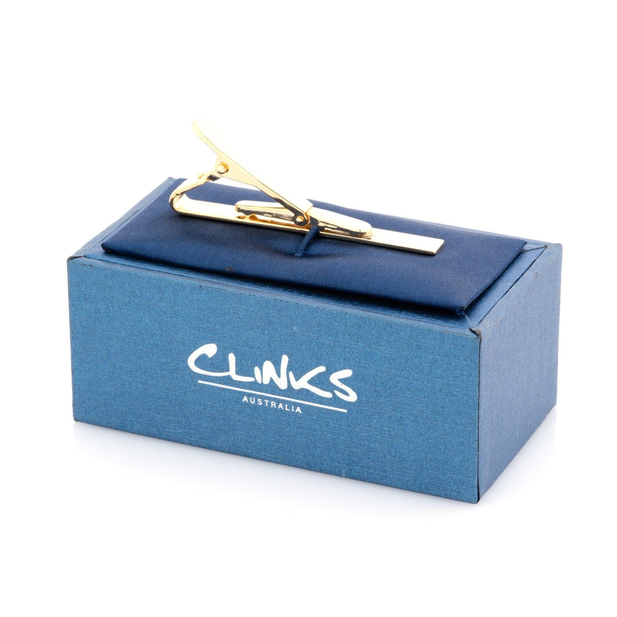 Shiny Gold Tie Clip Tie Clips Clinks Australia