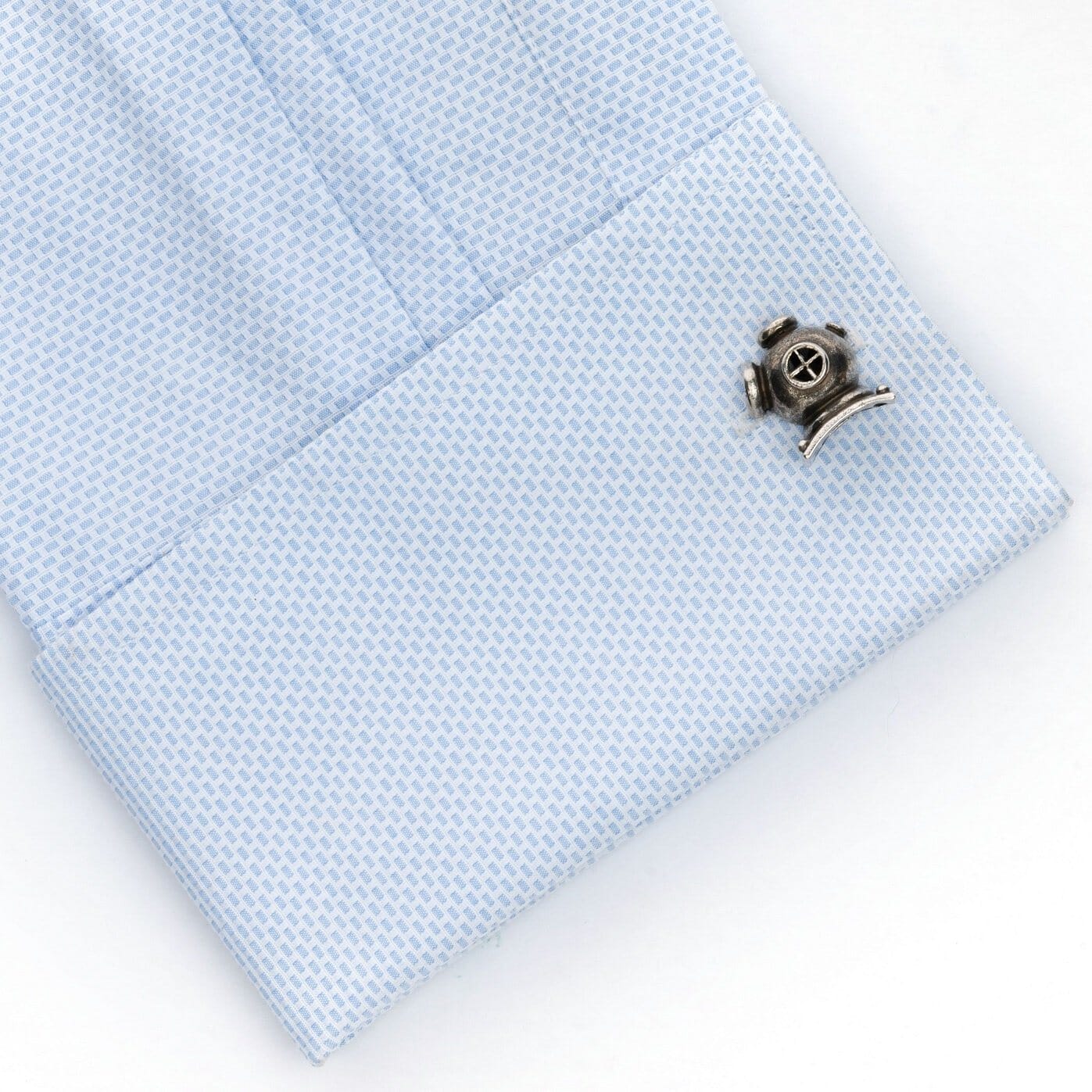 Scuba Diving Helmet Antique Silver Cufflinks Novelty Cufflinks Clinks Australia