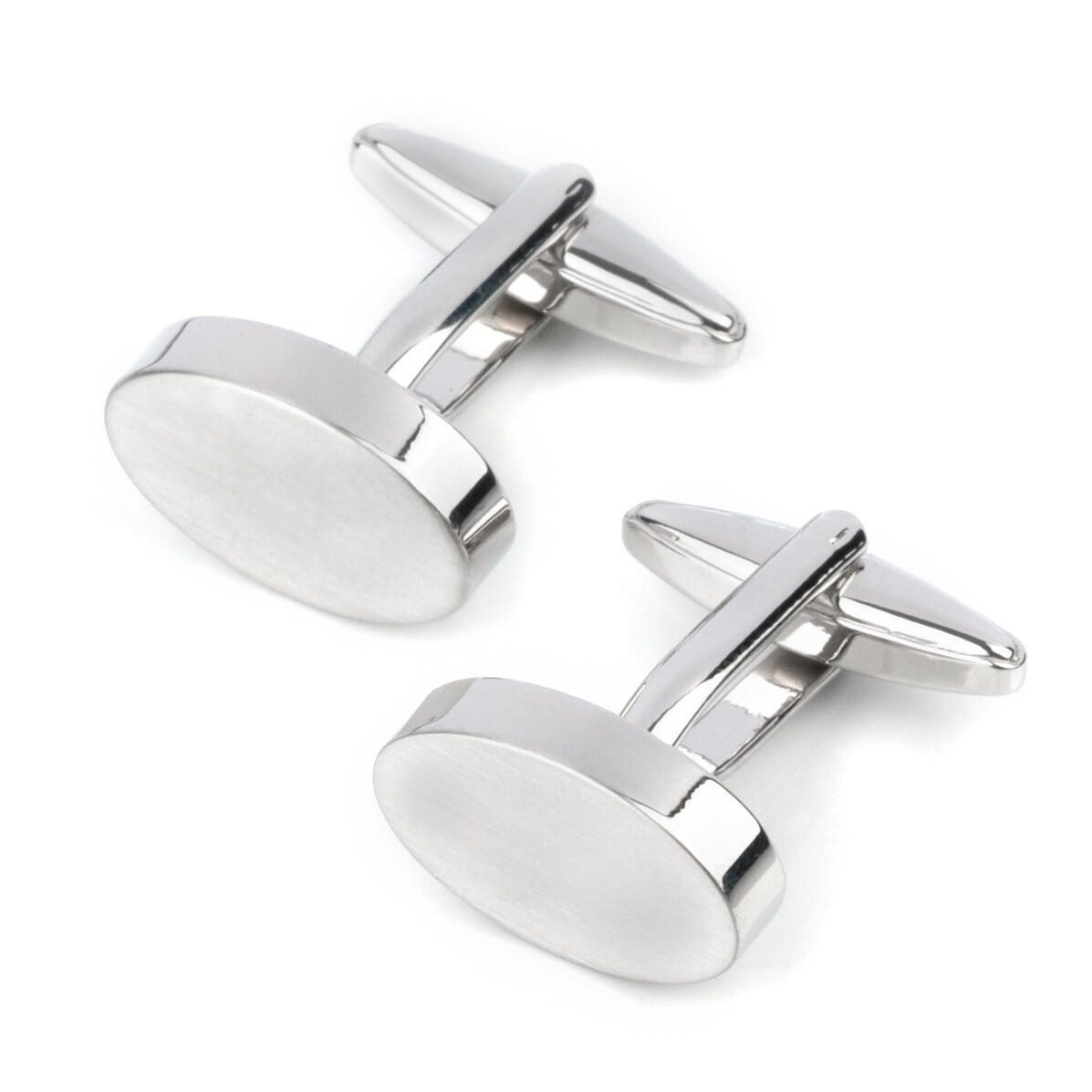Oval Silver Engravable Cufflinks Engraving Cufflinks Clinks Australia