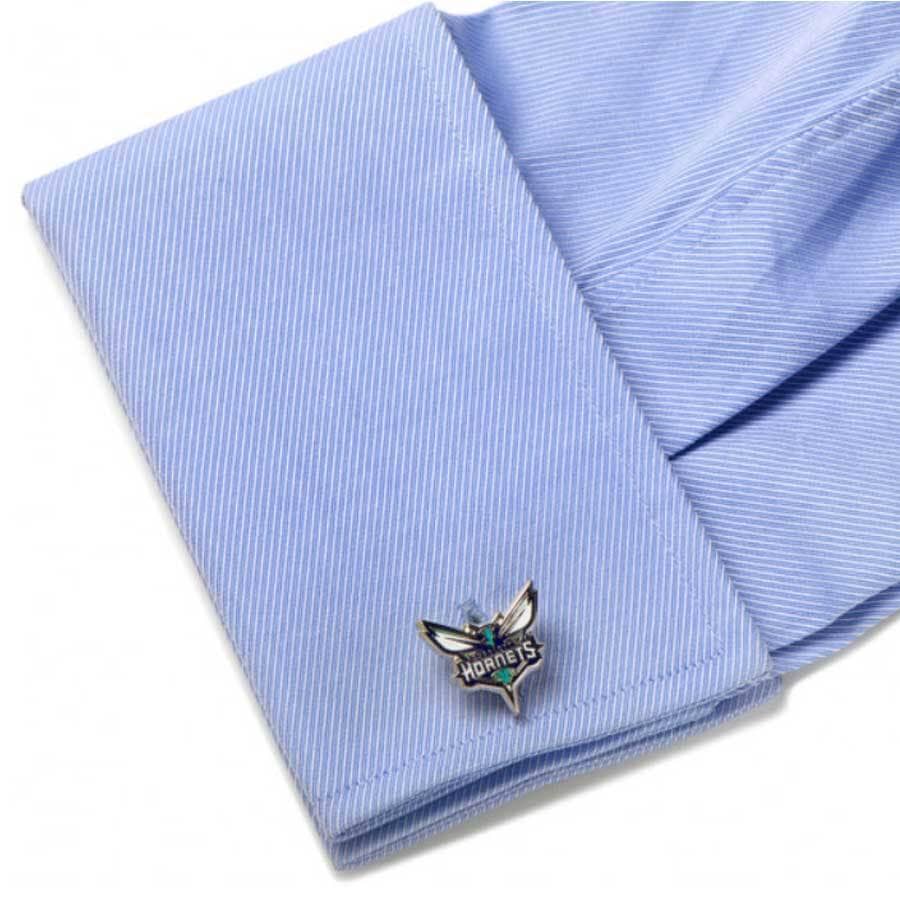 Charlotte Hornets Cufflinks Novelty Cufflinks NBA