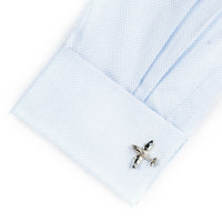 Silver Fighter Jet Plane Cufflinks Novelty Cufflinks Clinks Australia