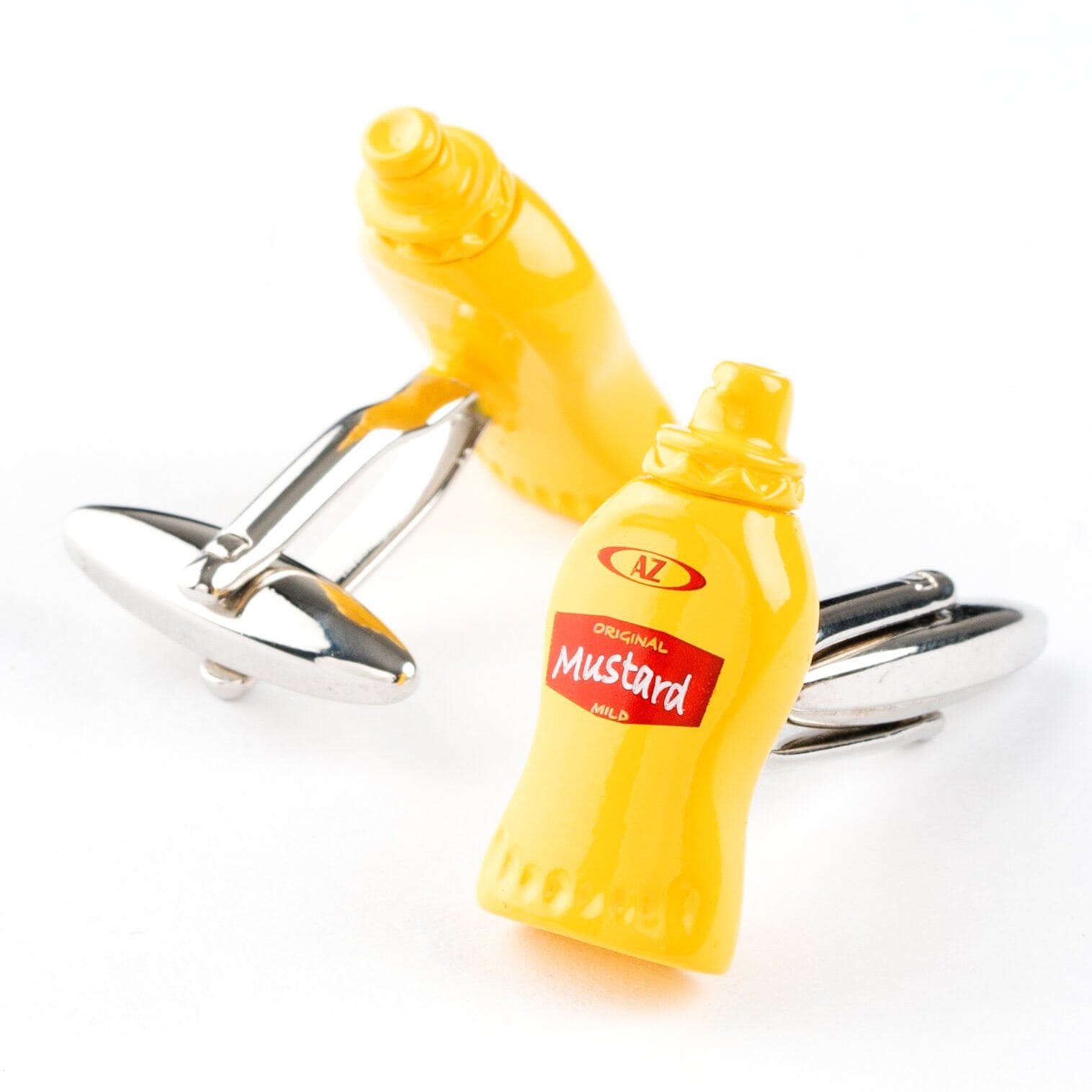 AZ Original Mustard Cufflinks Novelty Cufflinks Clinks Australia