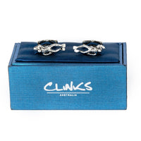 Scuba Diver Cufflinks Silver Novelty Cufflinks Clinks Australia