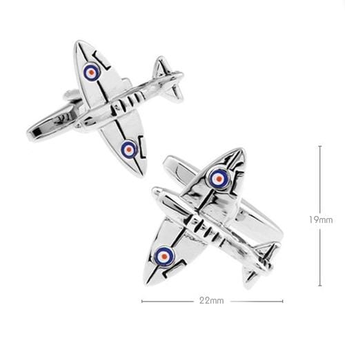 Spitfire Airplane Cufflinks Novelty Cufflinks Clinks Australia