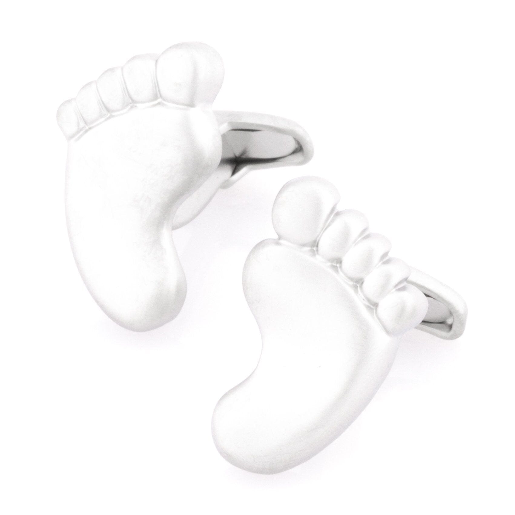 Baby Feet Cufflinks Silver Cufflinks Clinks Australia