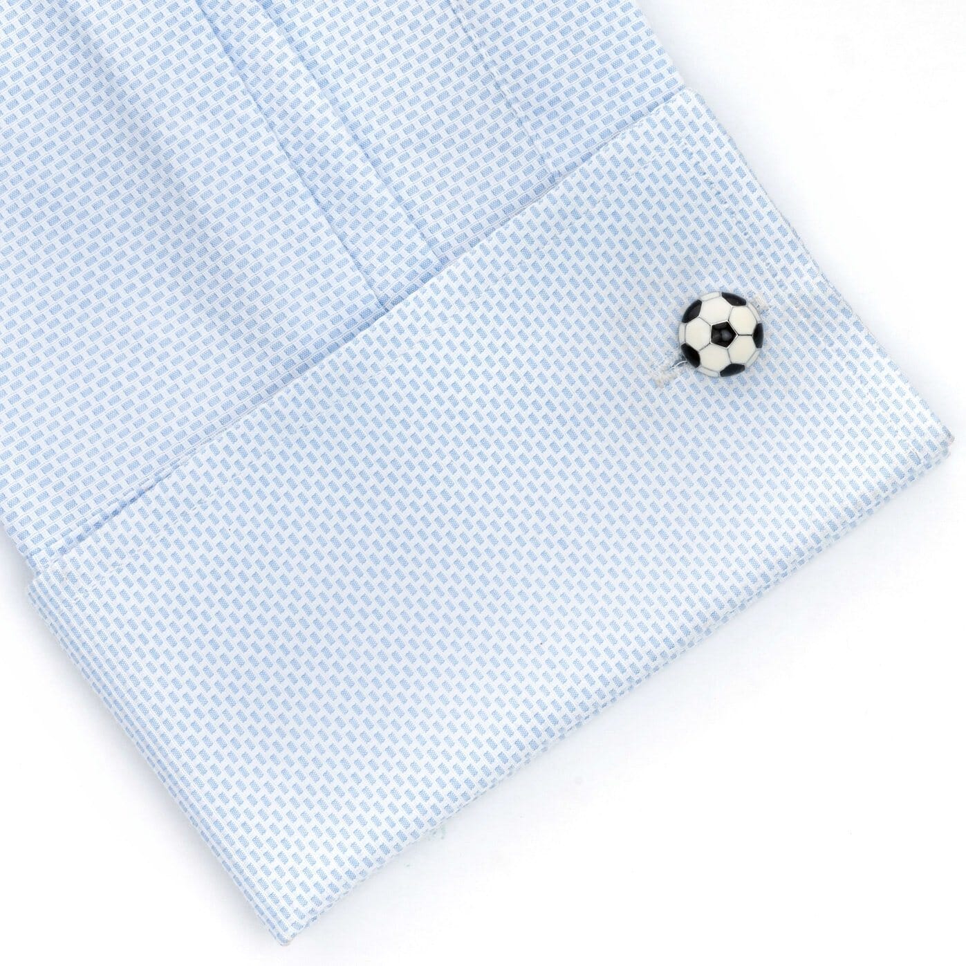 Black & White Soccer Ball Cufflinks Novelty Cufflinks Clinks Australia