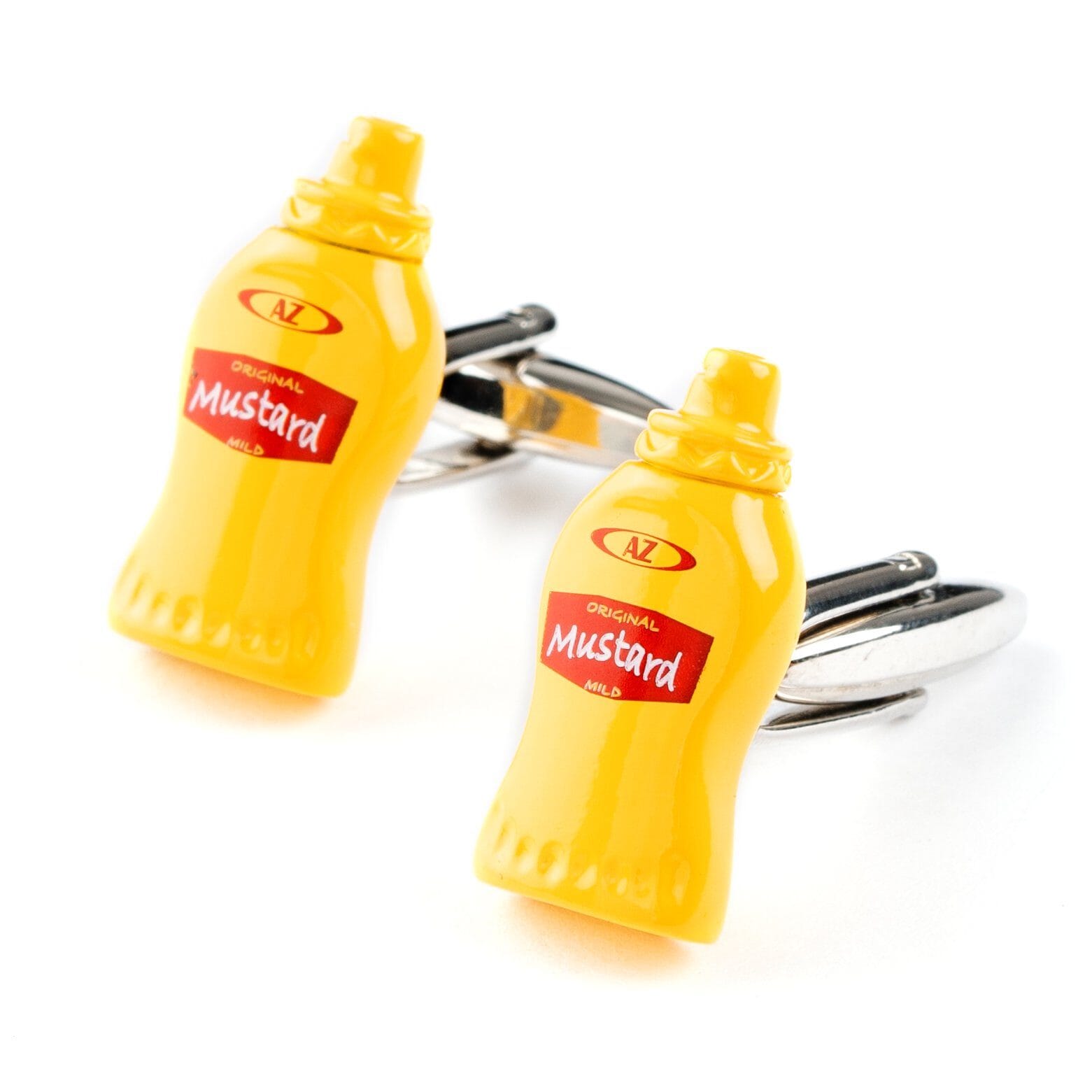 AZ Original Mustard Cufflinks Novelty Cufflinks Clinks Australia Mustard Cufflinks