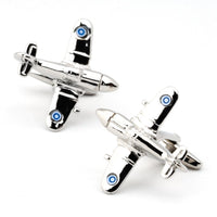 Silver Fighter Jet Plane Cufflinks Novelty Cufflinks Clinks Australia