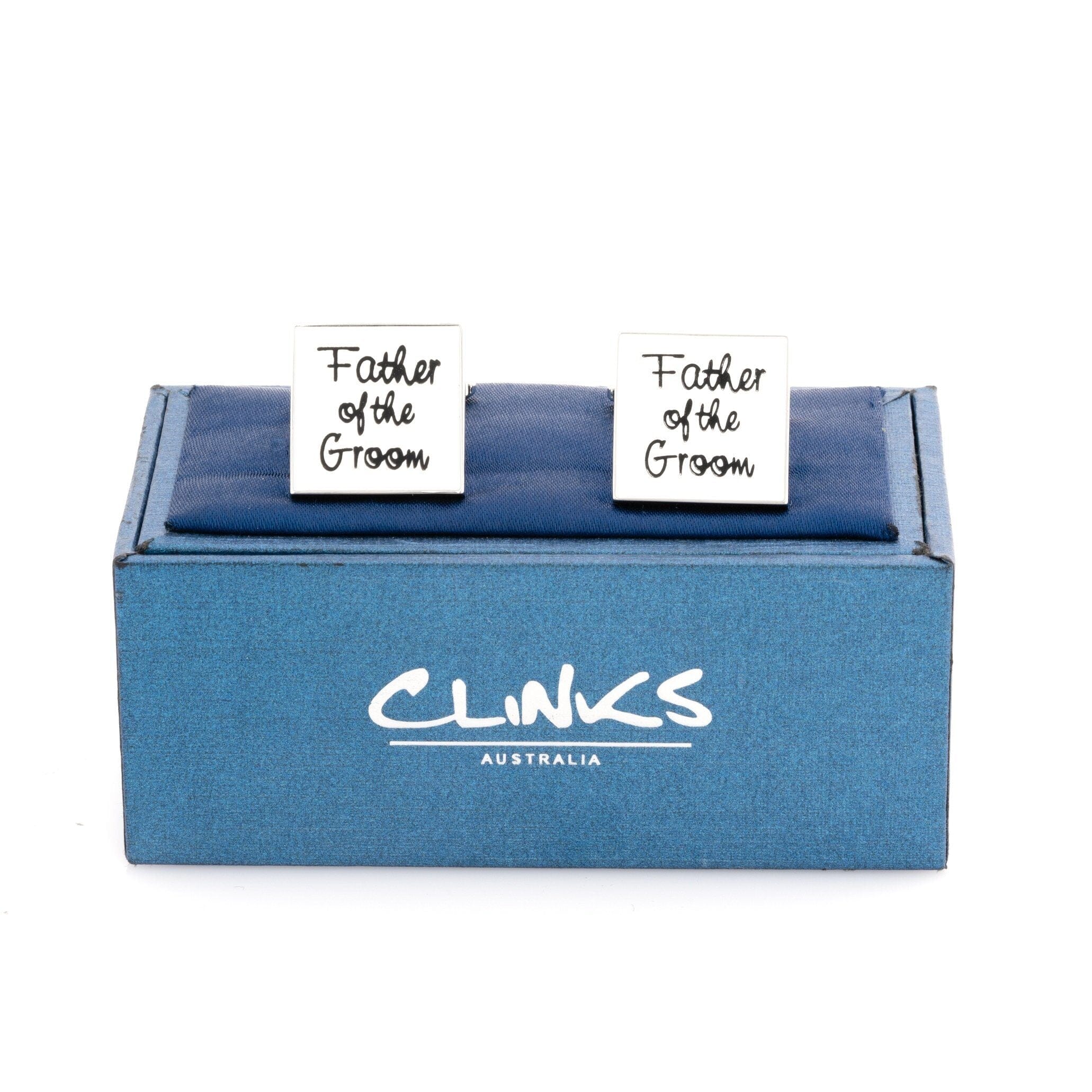 Father of the Groom White Wedding Cufflinks Wedding Cufflinks Clinks Australia